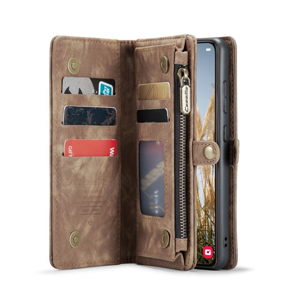 Cartera Multi-Slot Samsung Galaxy S24 FE Marrón