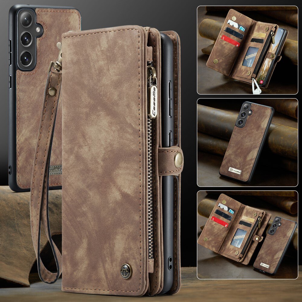 Cartera Multi-Slot Samsung Galaxy S24 FE Marrón