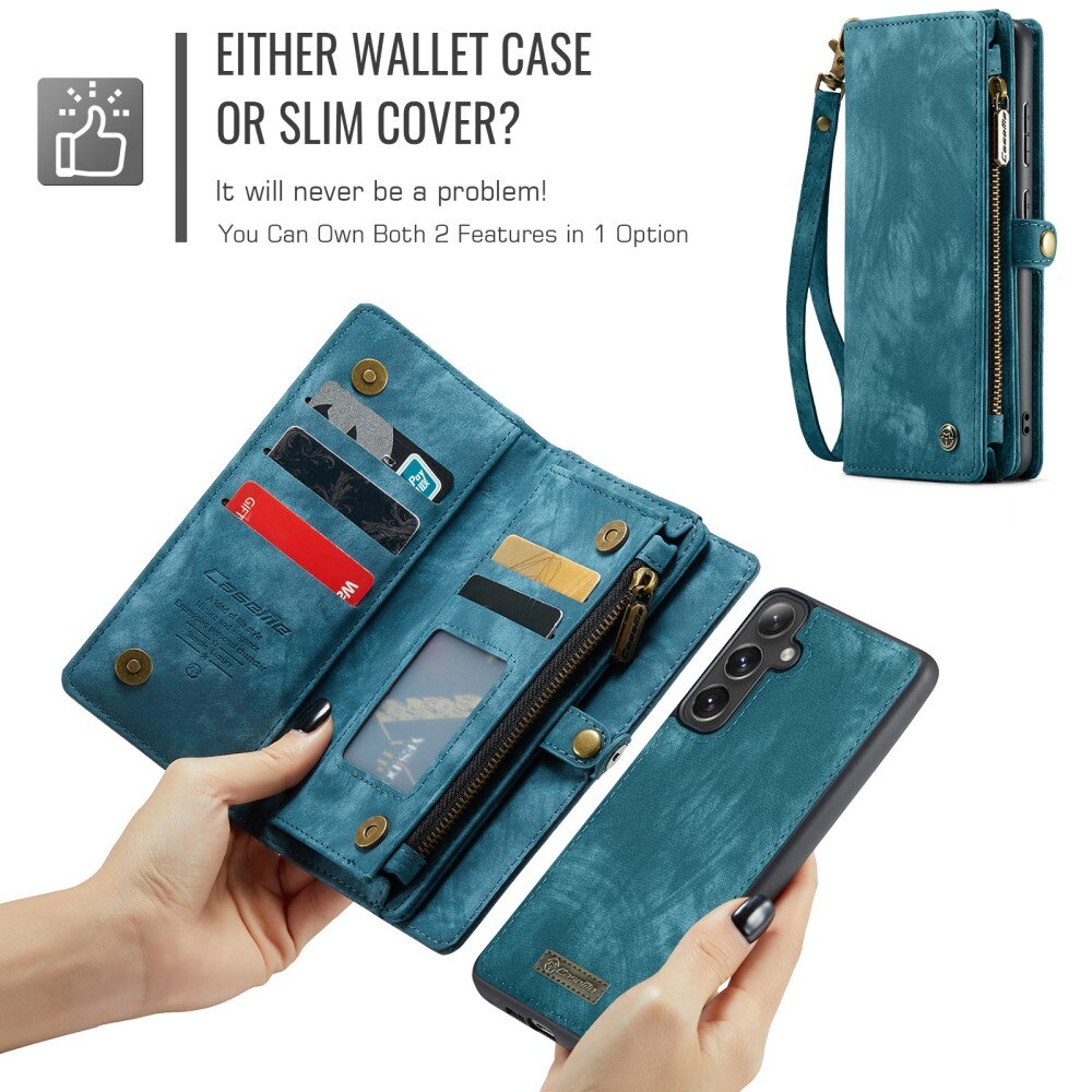 Cartera Multi-Slot Samsung Galaxy S24 FE Azul