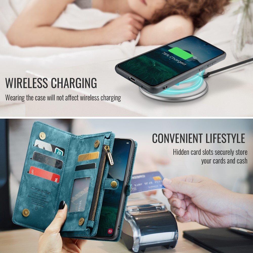 Cartera Multi-Slot Samsung Galaxy S24 FE Azul