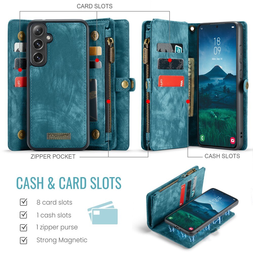 Cartera Multi-Slot Samsung Galaxy S24 FE Azul
