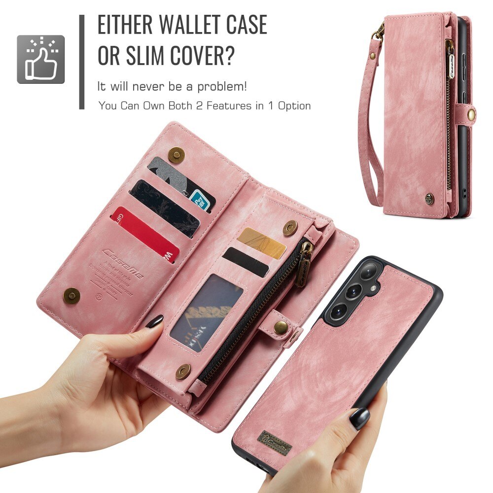 Cartera Multi-Slot Samsung Galaxy S24 FE Rosa