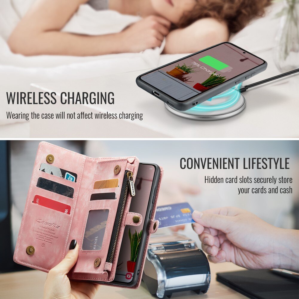 Cartera Multi-Slot Samsung Galaxy S24 FE Rosa