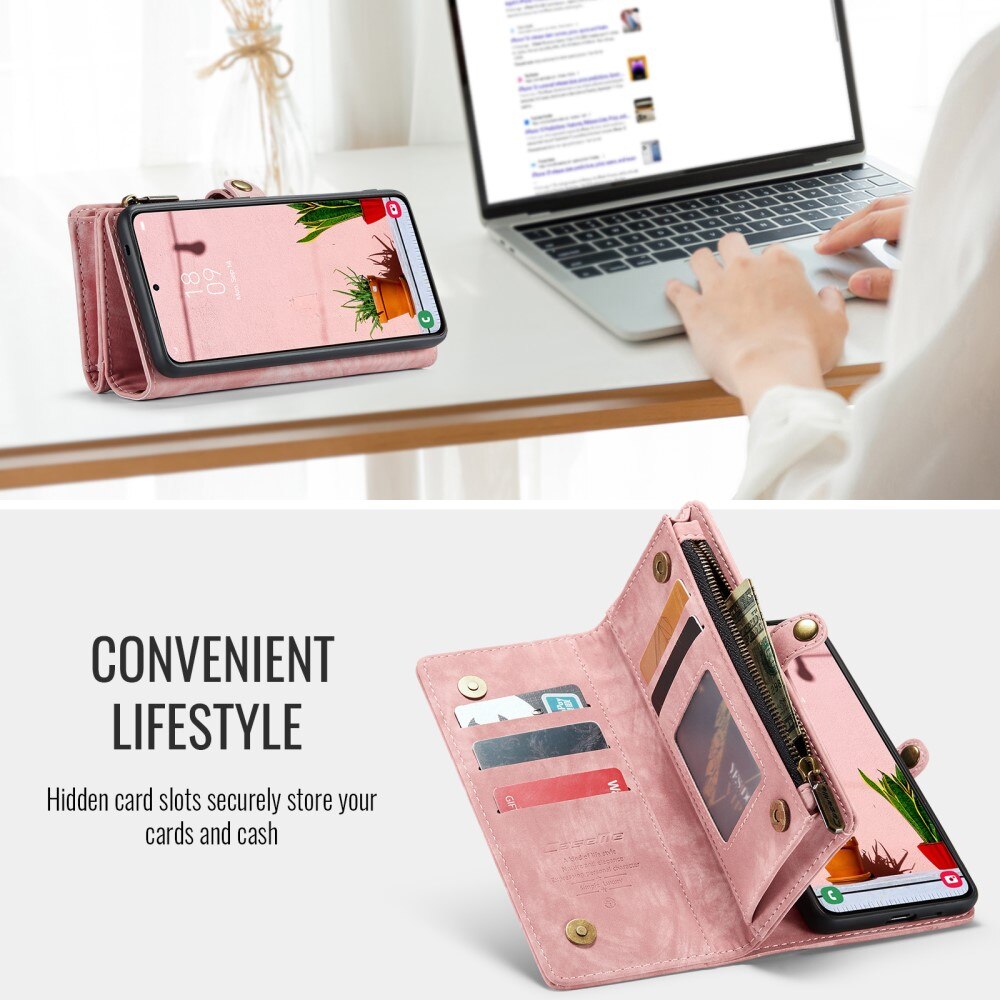 Cartera Multi-Slot Samsung Galaxy S24 FE Rosa