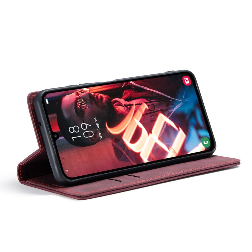 Funda delgada con solapa Samsung Galaxy A16 Rojo