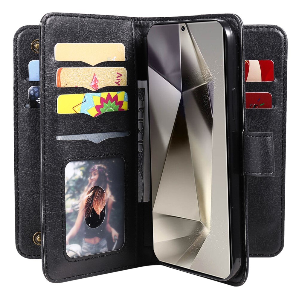 Funda cartera Multi-slot Samsung Galaxy S25 Ultra, negro