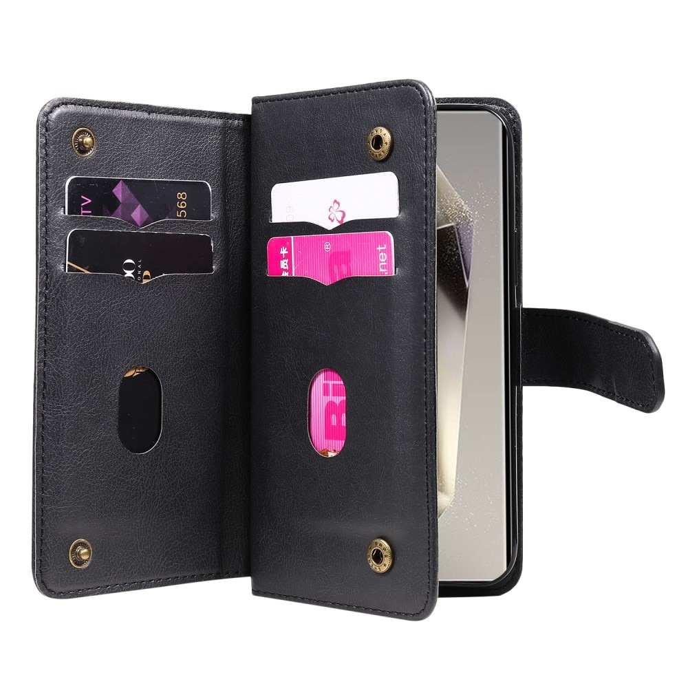 Funda cartera Multi-slot Samsung Galaxy S25 Ultra, negro