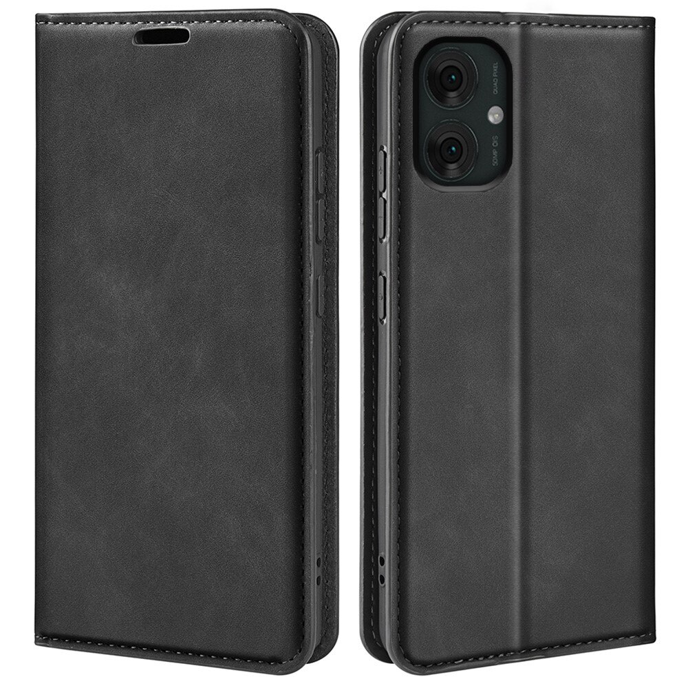 Funda delgada cartera Motorola Moto G55 Negro