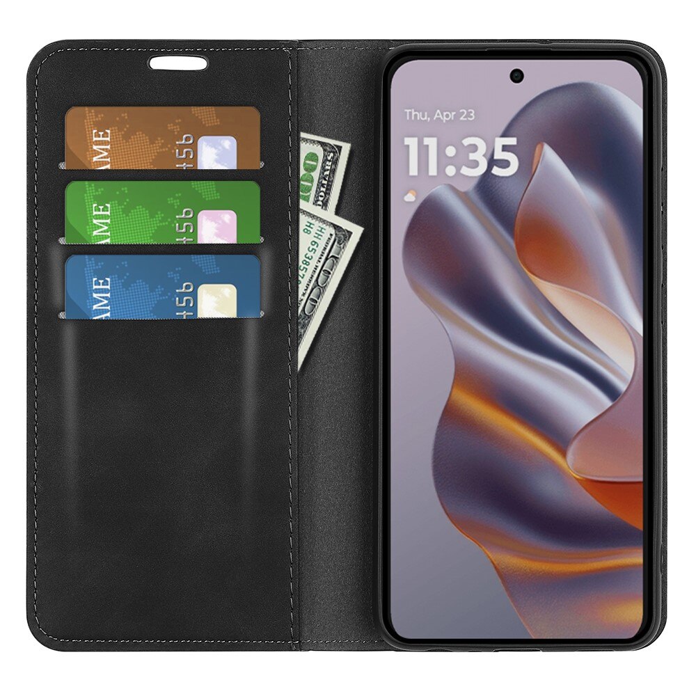 Funda delgada cartera Motorola ThinkPhone 25 Negro
