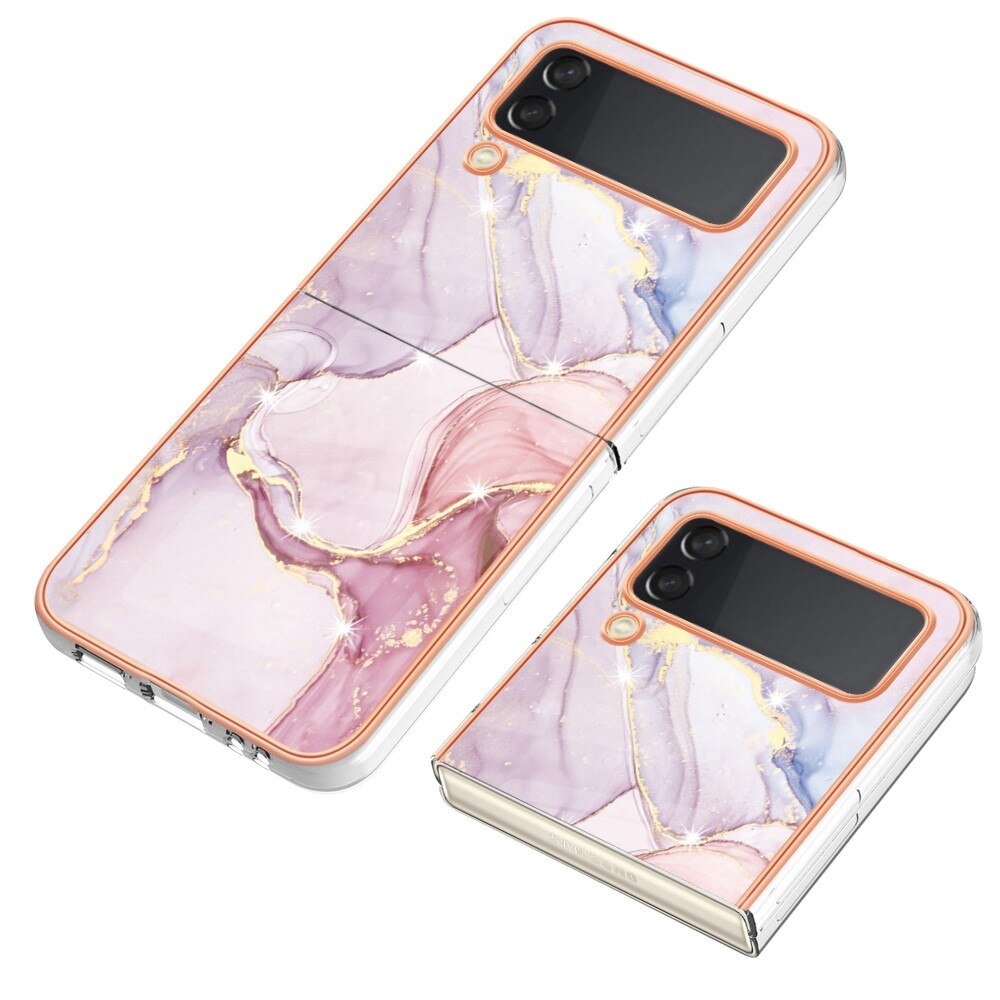 Funda TPU Samsung Galaxy Z Flip 4 Mármol rosado