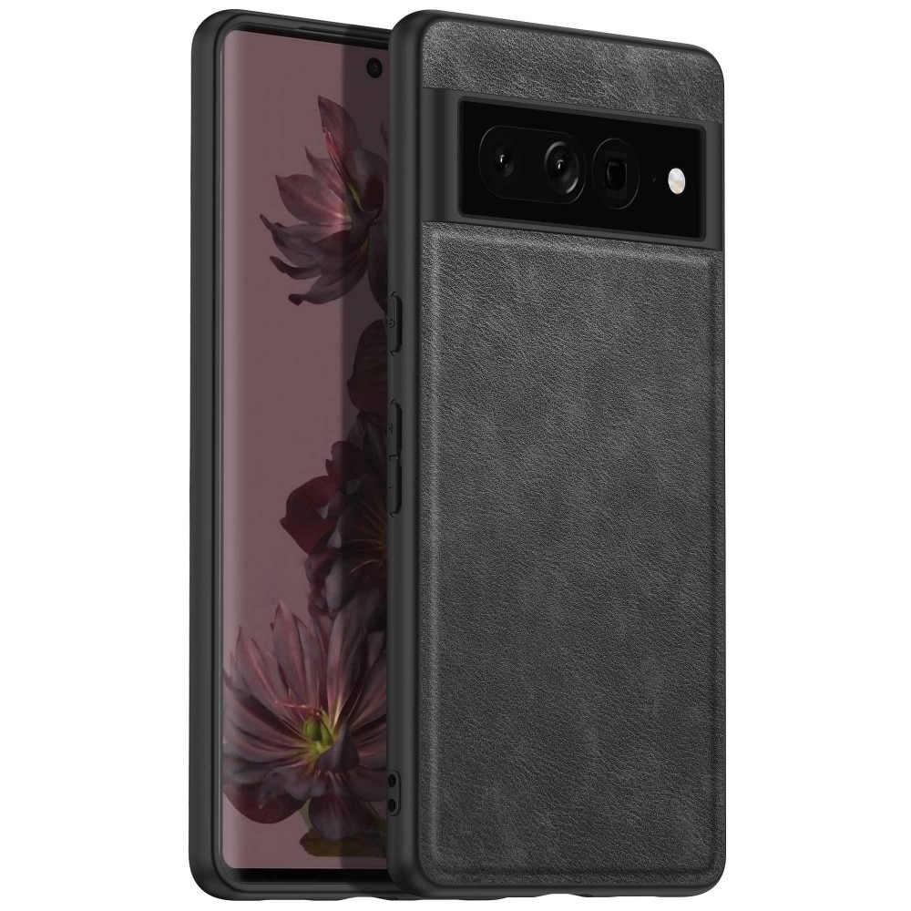 Funda de cuero Google Pixel 7 Pro Negro