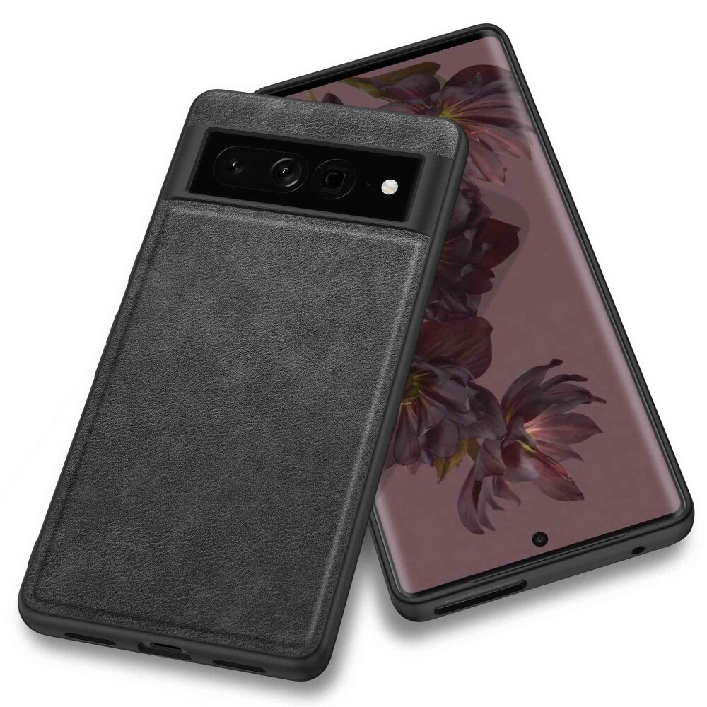 Funda de cuero Google Pixel 7 Pro Negro