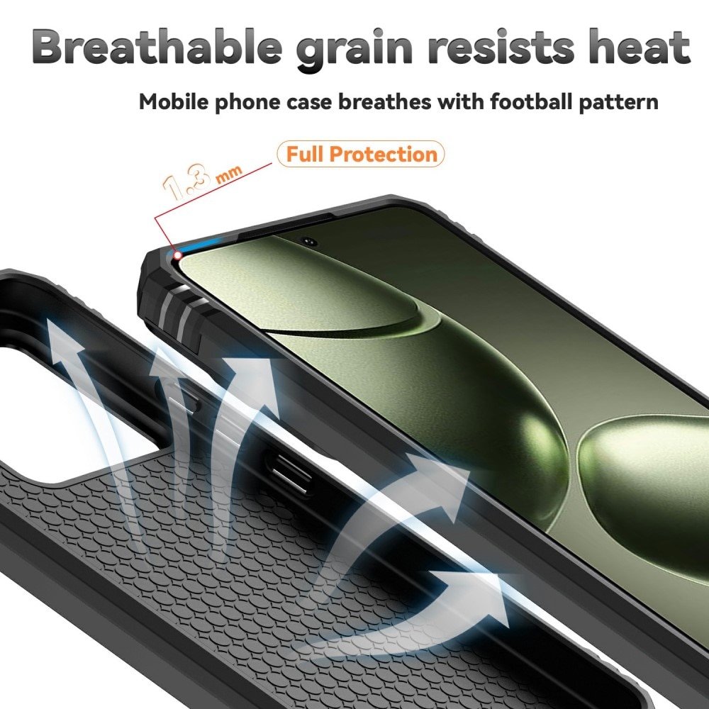 Funda híbrida Ring y Protector Cámara Xiaomi 14T Negro