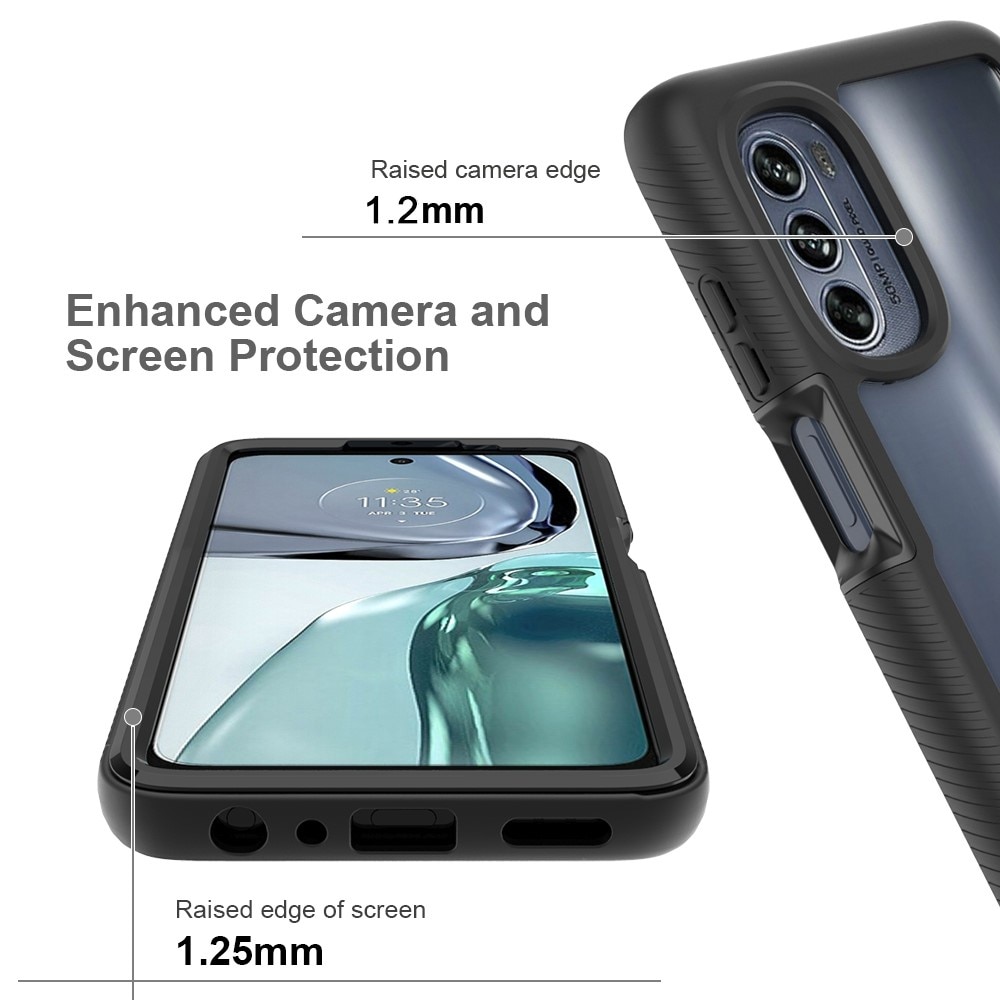 Funda Full Protection Motorola Moto G62 Negro