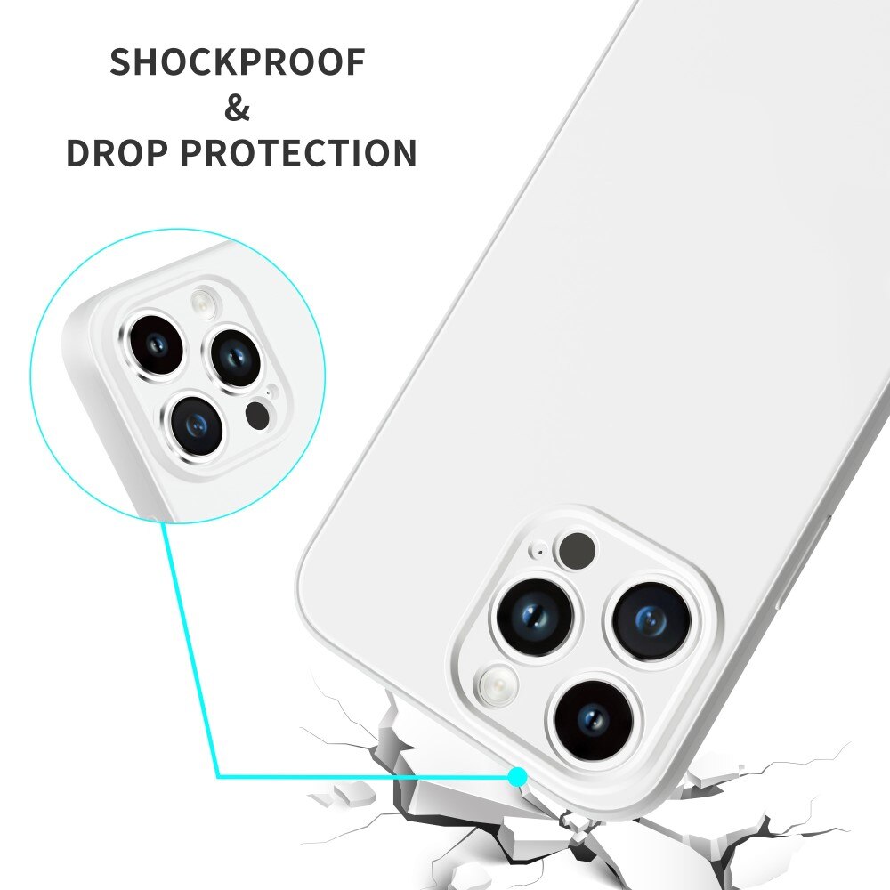 Funda Soft TPU iPhone 14 Pro Max Blanco