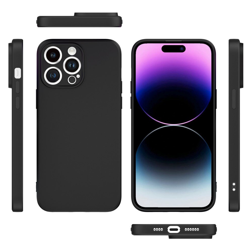 Funda Soft TPU iPhone 14 Pro Max Negro