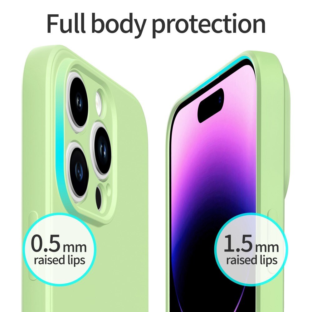 Funda Soft TPU iPhone 14 Pro Max Verde