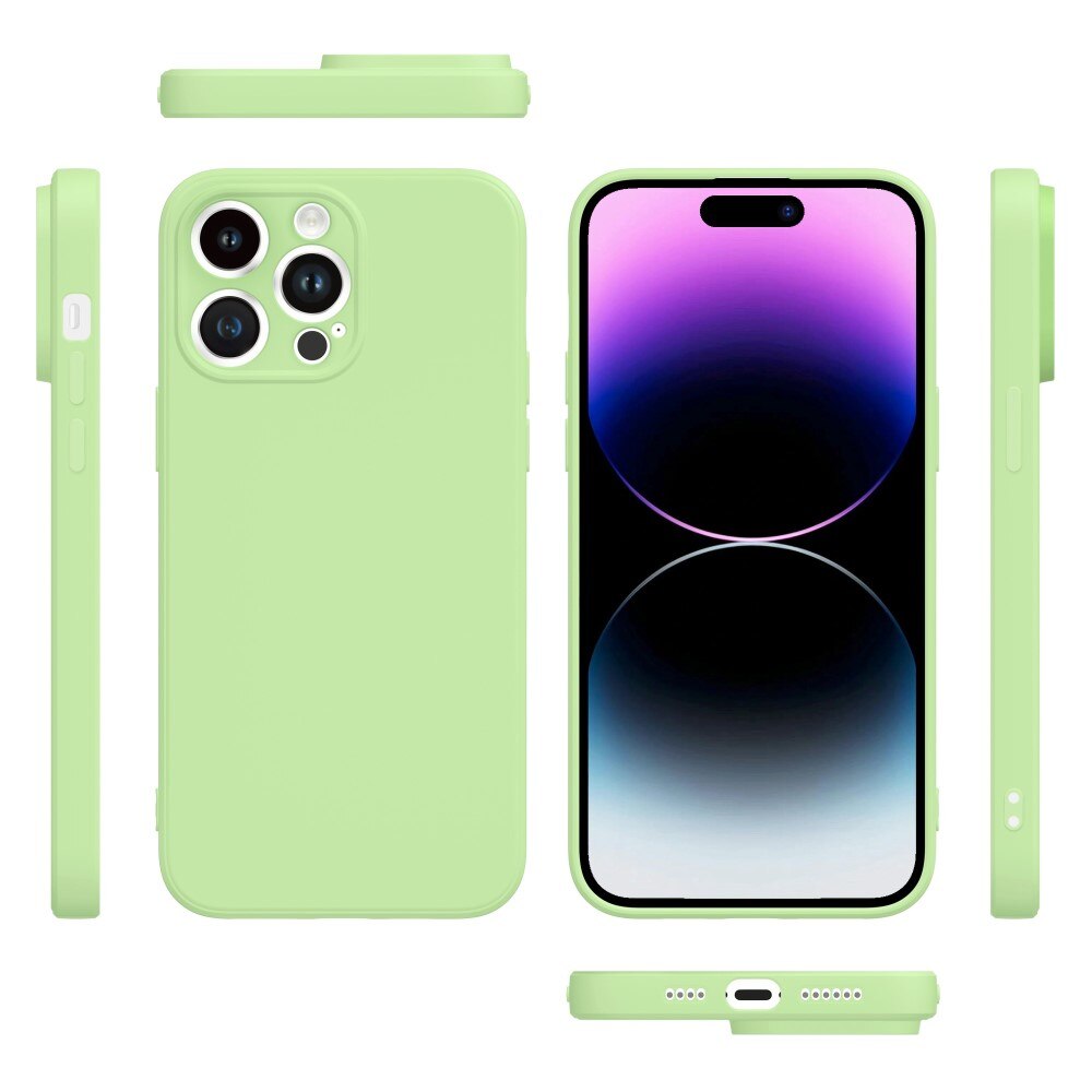 Funda Soft TPU iPhone 14 Pro Max Verde