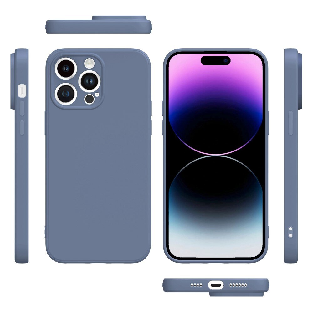 Funda Soft TPU iPhone 14 Pro Azul