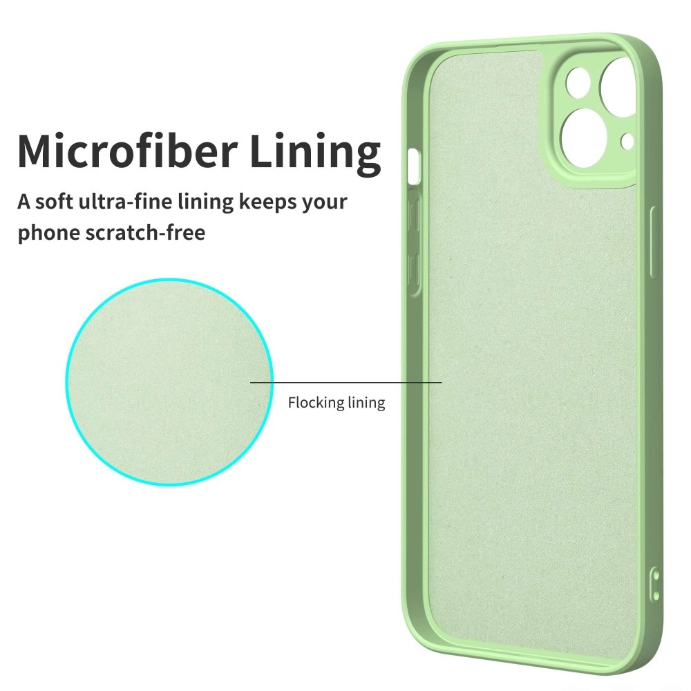 Funda Soft TPU iPhone 14 Verde