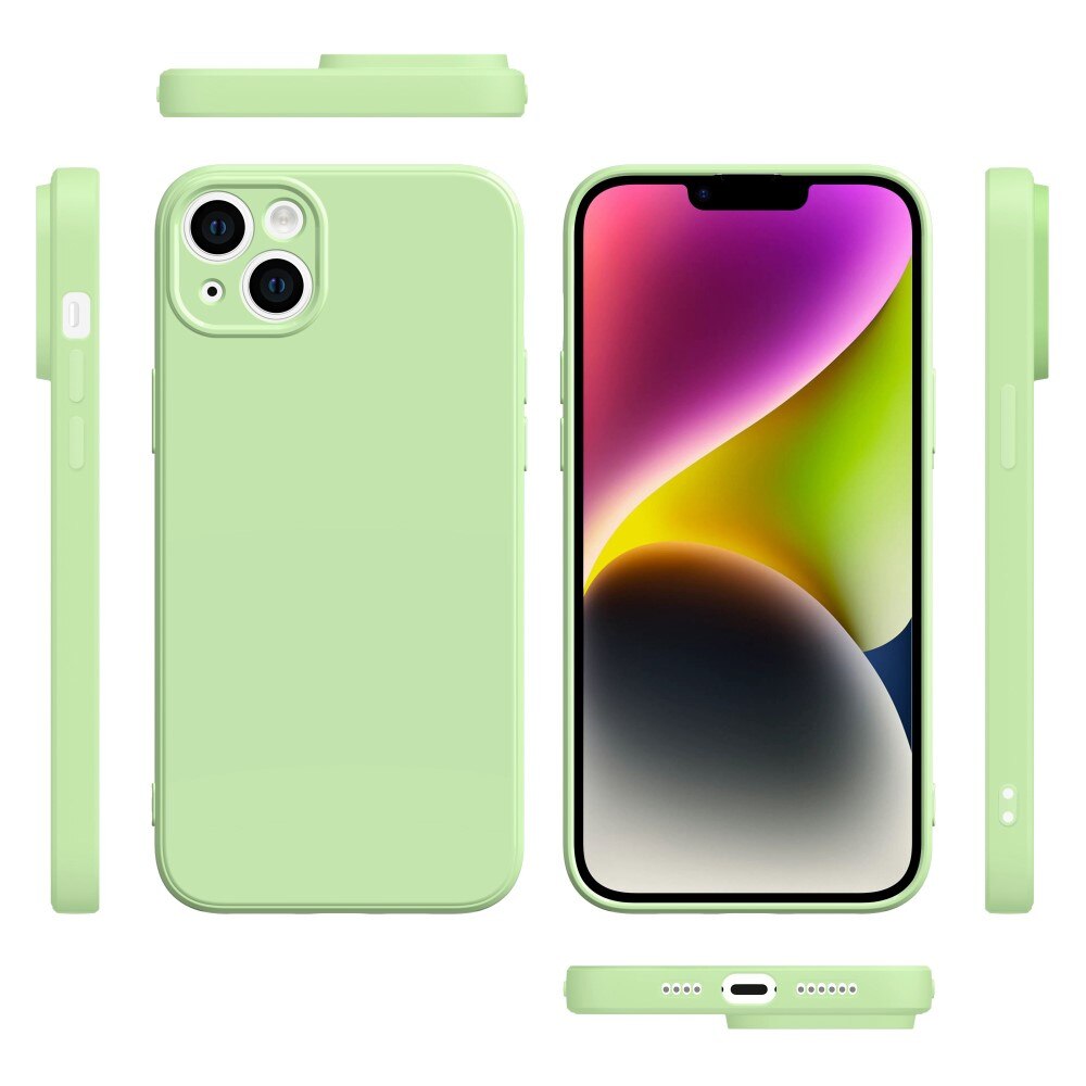 Funda Soft TPU iPhone 14 Verde