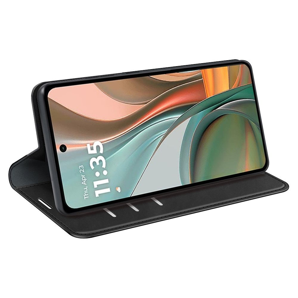 Funda delgada cartera Motorola Moto G75 Negro
