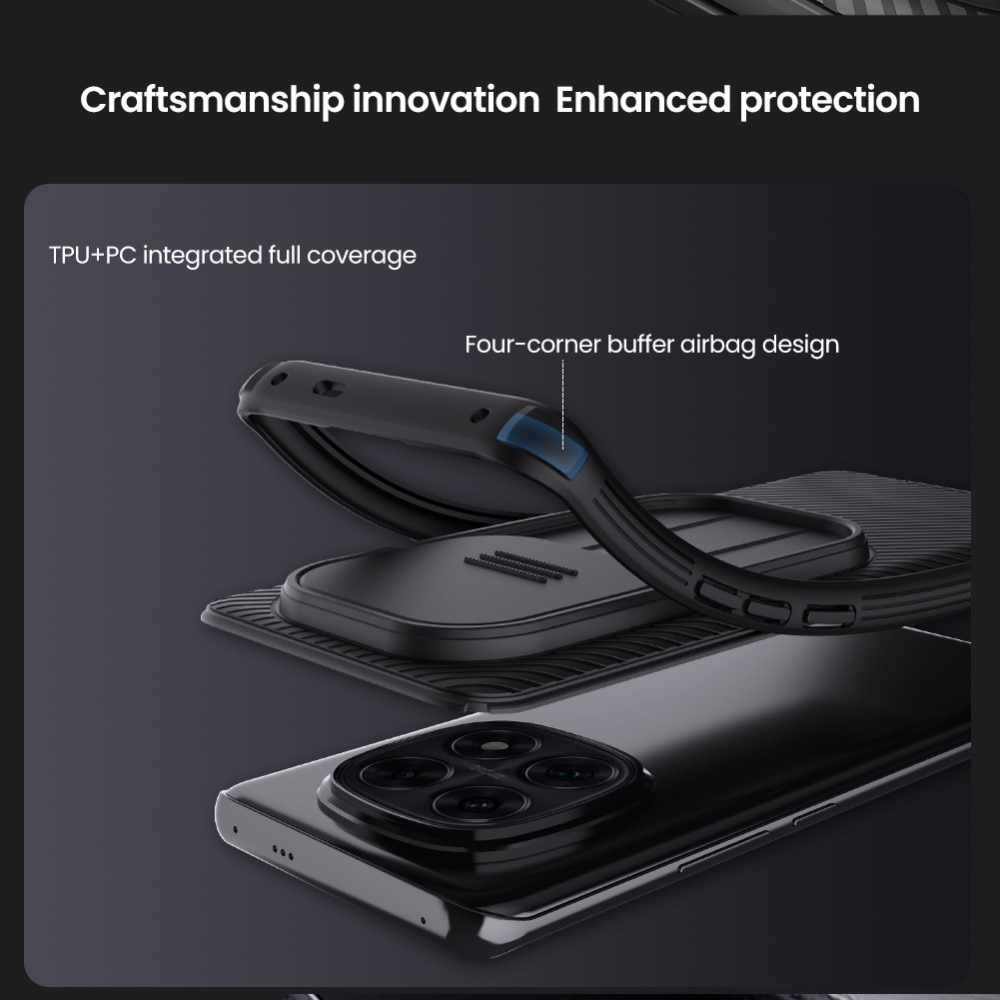 Funda CamShield Xiaomi Redmi Note 14 Pro Plus Negro