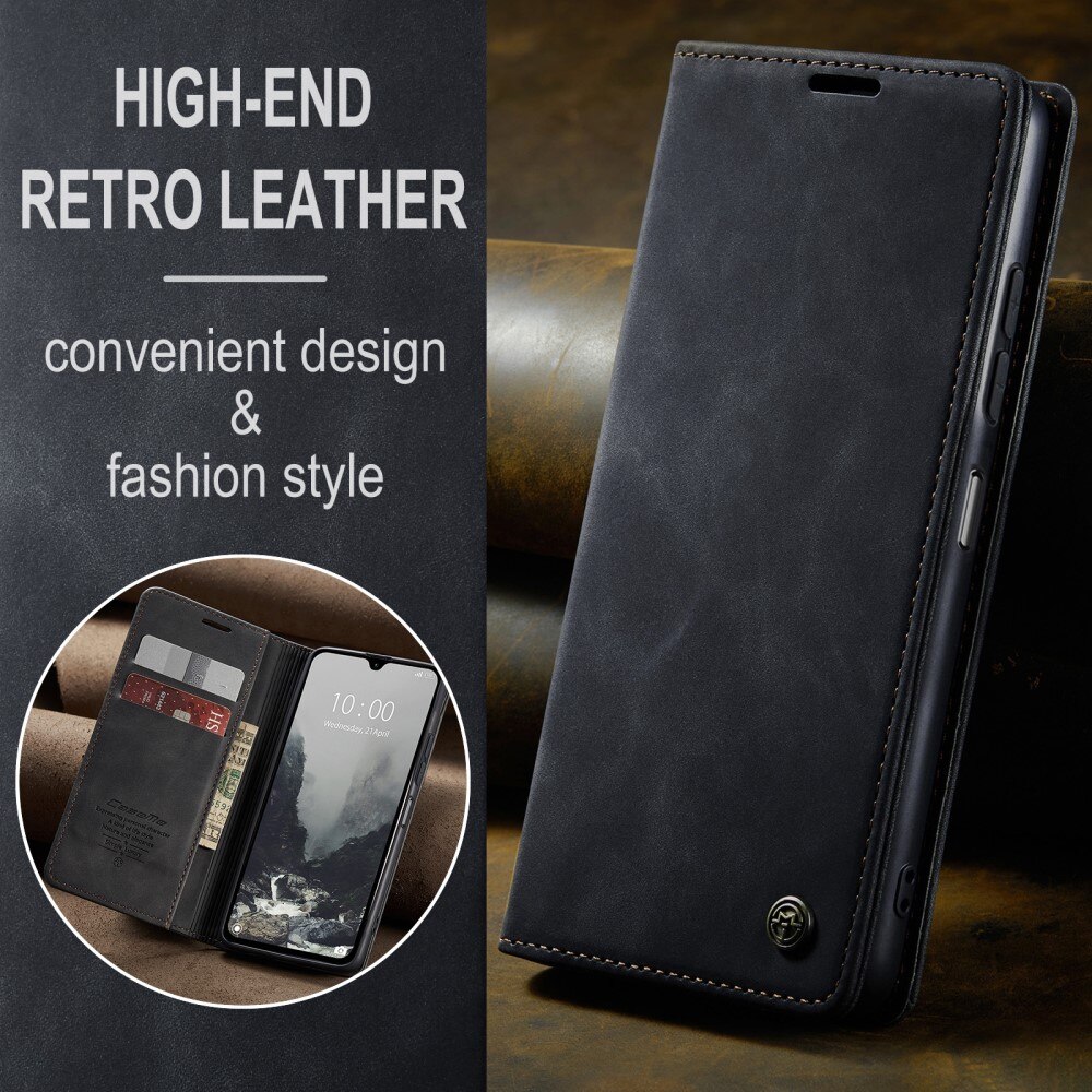 Funda delgada con solapa Xiaomi Redmi 14C Negro