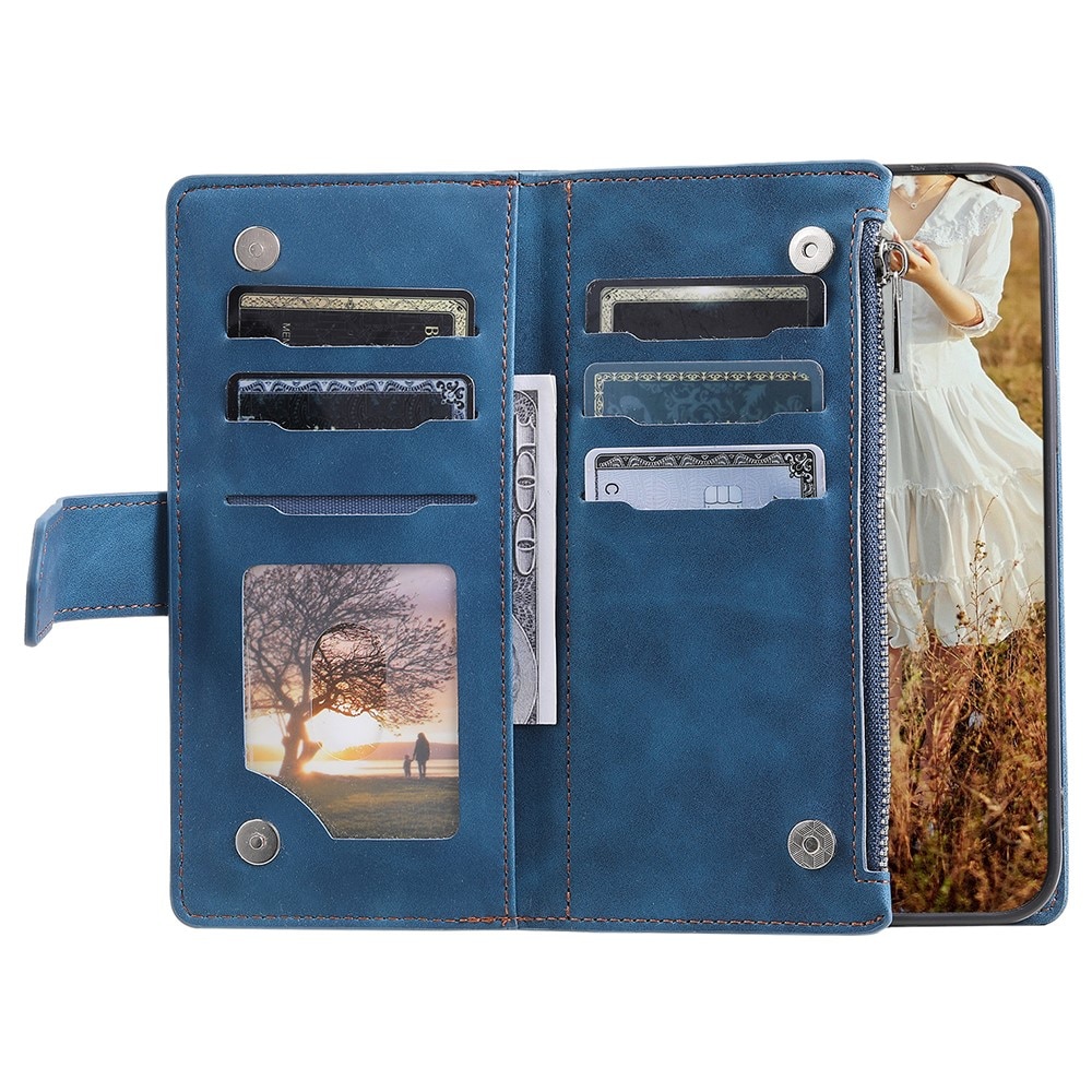 Funda acolchada tipo billetera Samsung Galaxy A56 Azul