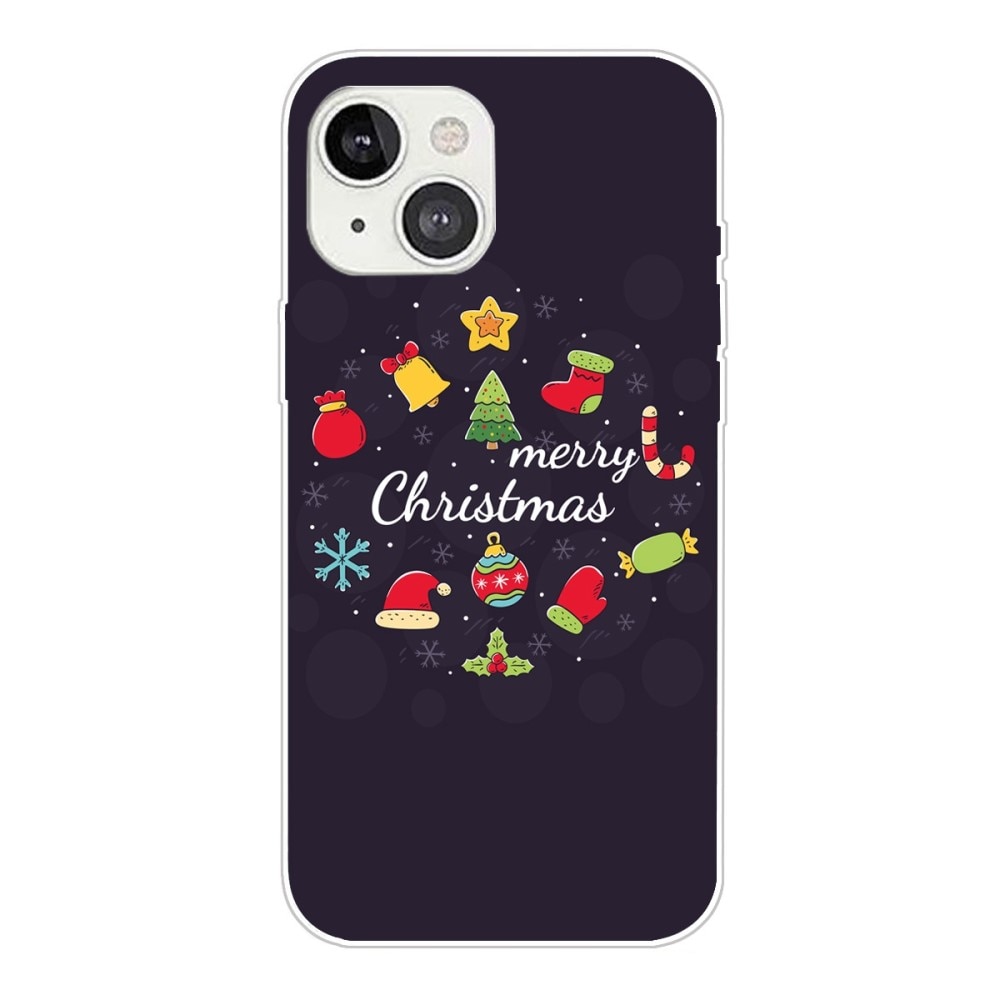 Funda TPU con Diseño Navideño iPhone 14 - Merry Christmas