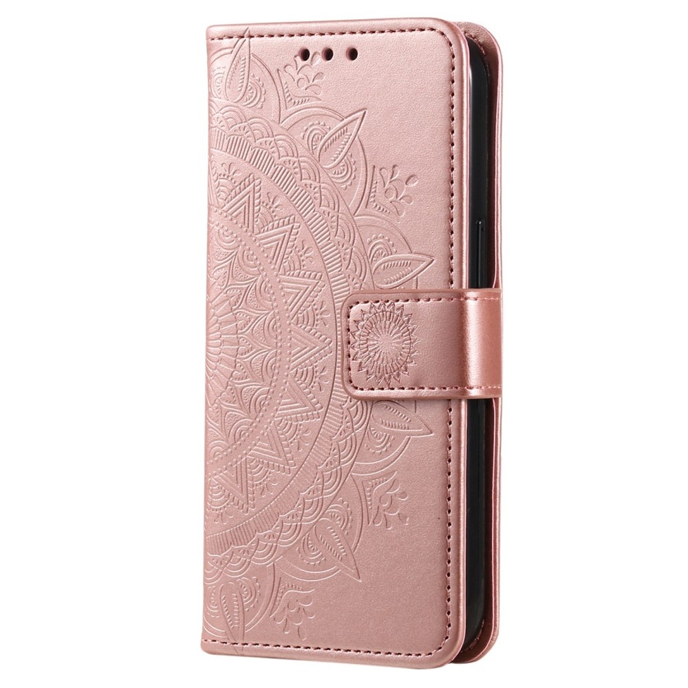 Funda de cuero Huawei Mate 50 Pro Pink Gold