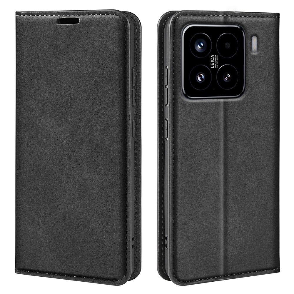 Funda delgada cartera Xiaomi 15 Negro