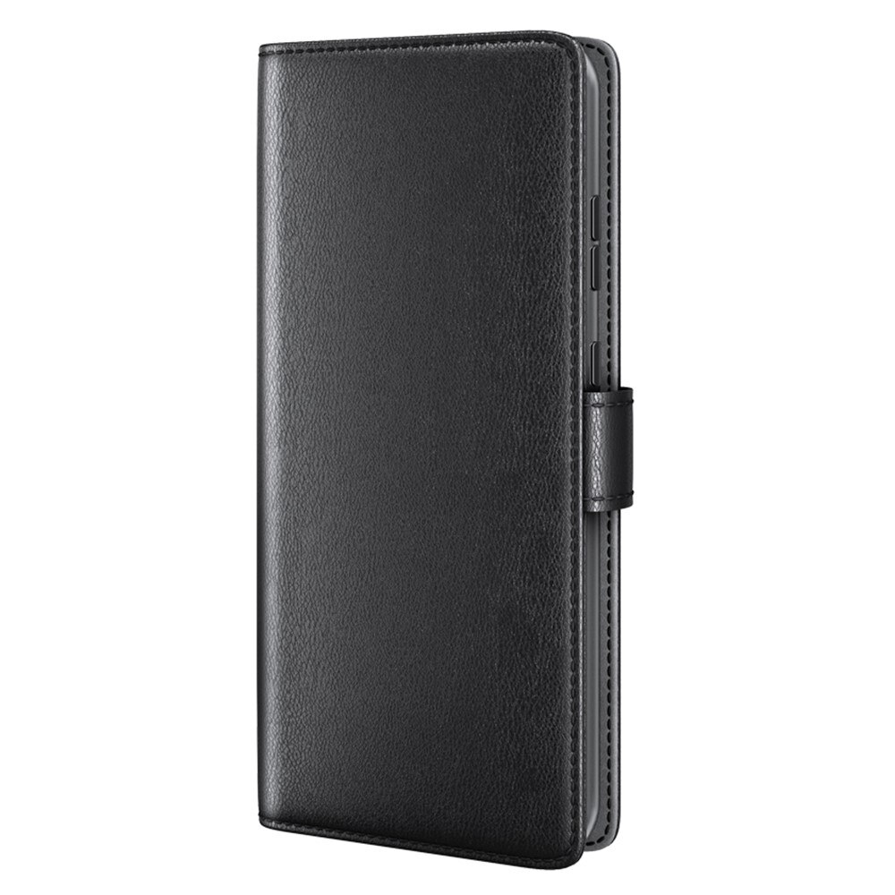 Funda de cuero genuino Xiaomi 15 Pro, Negro