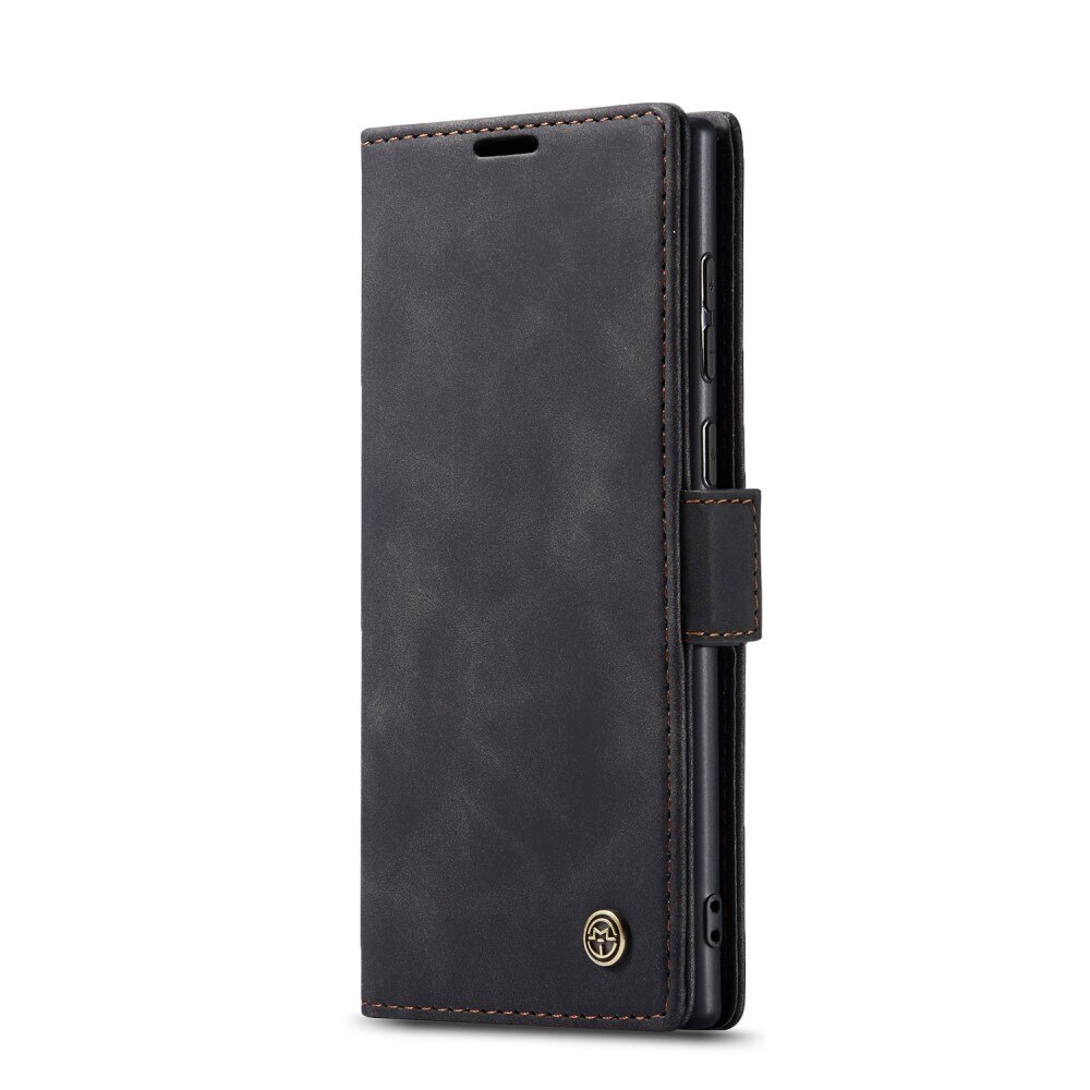 Funda delgada con solapa Samsung Galaxy S25 Ultra Negro