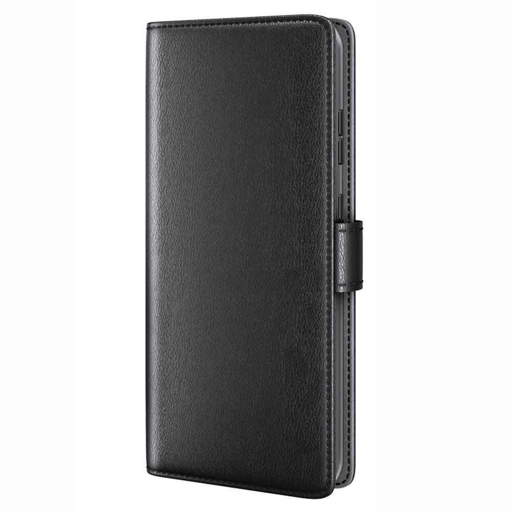 Funda de cuero genuino Samsung Galaxy A26, Negro