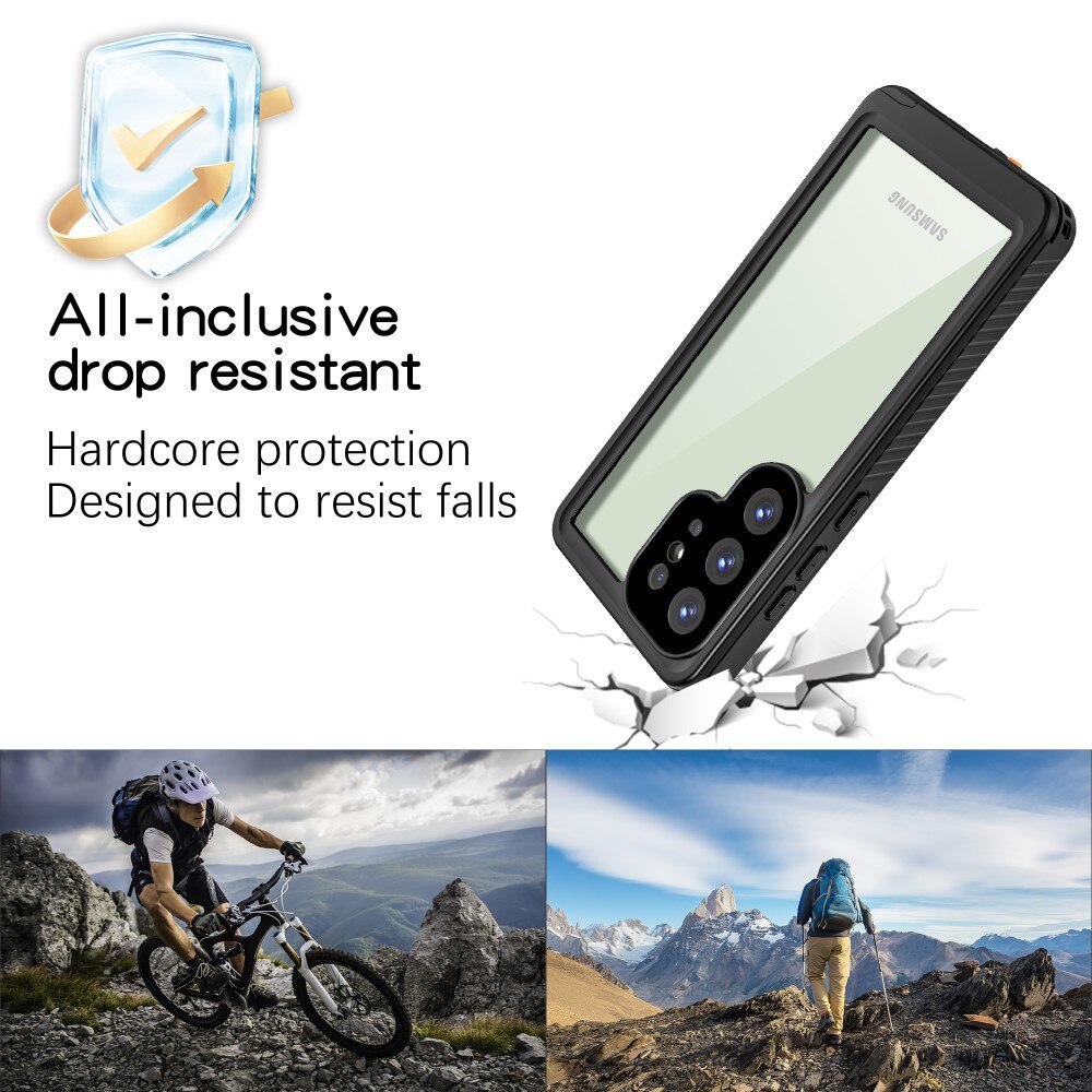 Funda Híbrida Impermeable Samsung Galaxy S25 Ultra transparente