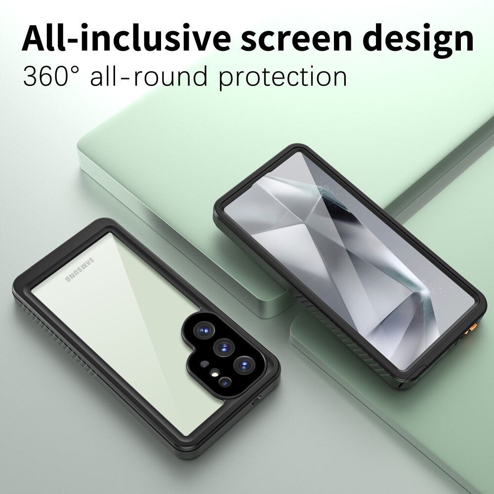 Funda Híbrida Impermeable Samsung Galaxy S25 Ultra transparente