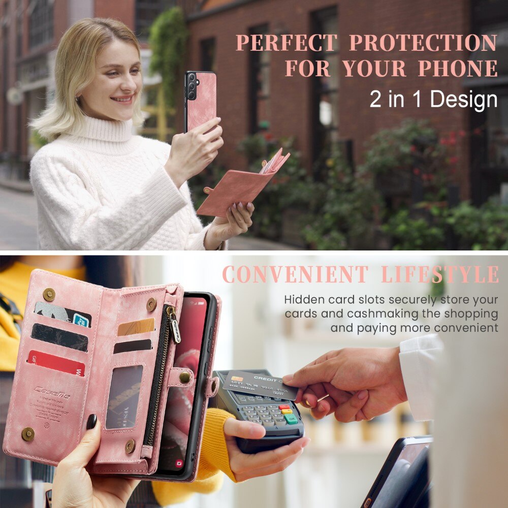 Cartera Multi-Slot Samsung Galaxy A36 Rosa