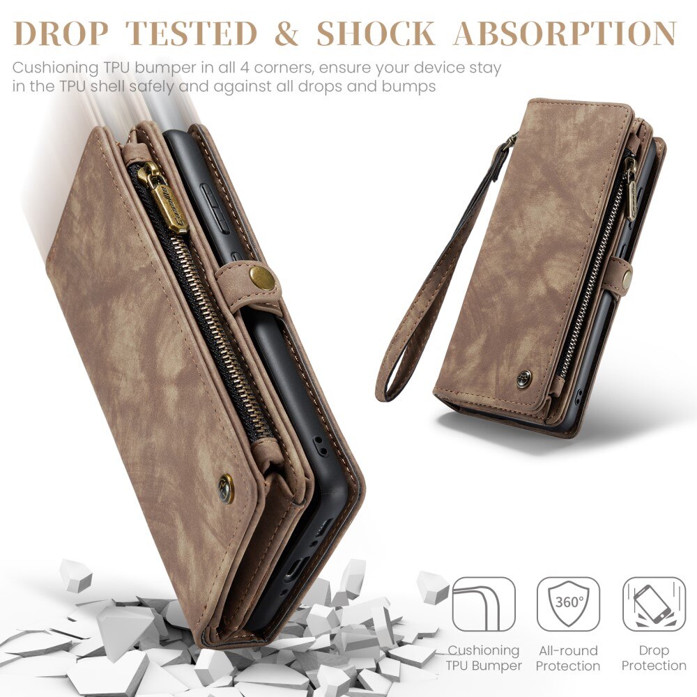 Cartera Multi-Slot Samsung Galaxy A36 Marrón