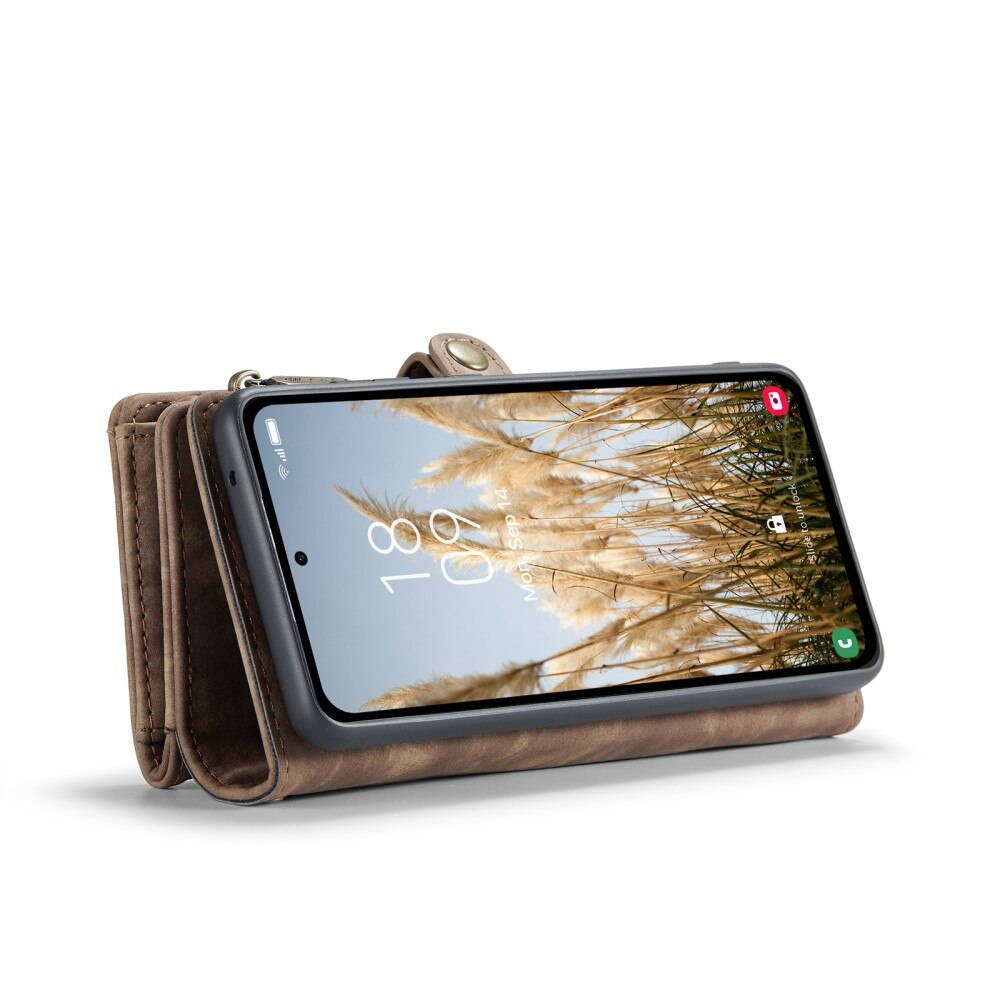 Cartera Multi-Slot Samsung Galaxy A36 Marrón