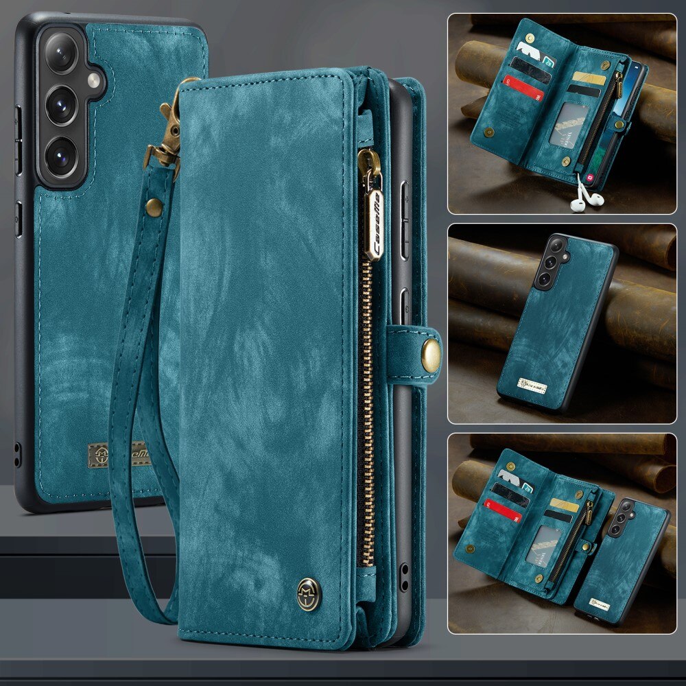 Cartera Multi-Slot Samsung Galaxy S25 Plus Azul
