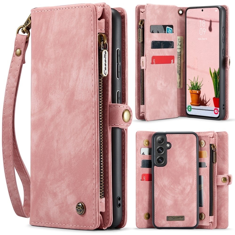 Cartera Multi-Slot Samsung Galaxy S25 Plus Rosa