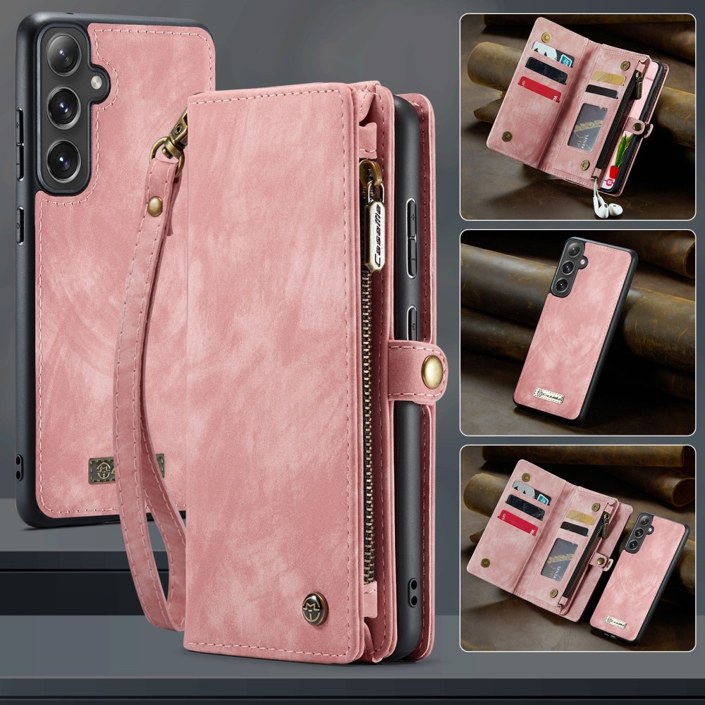 Cartera Multi-Slot Samsung Galaxy S25 Plus Rosa