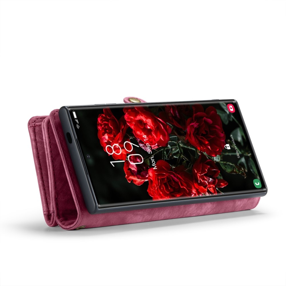 Cartera Multi-Slot Samsung Galaxy S25 Ultra Rojo