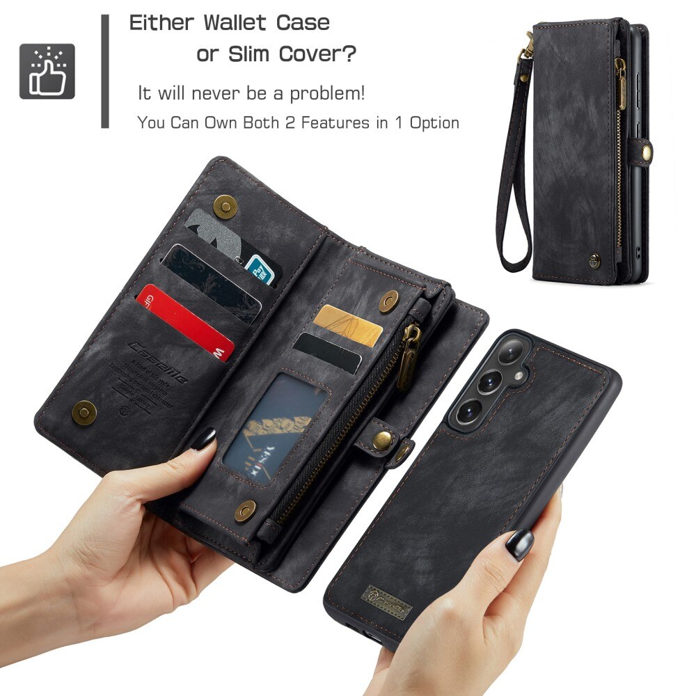 Cartera Multi-Slot Samsung Galaxy S25 Gris