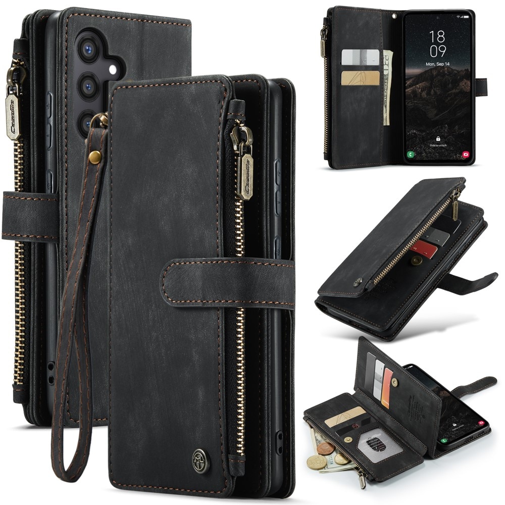 Cartera Zipper Samsung Galaxy S25 Negro