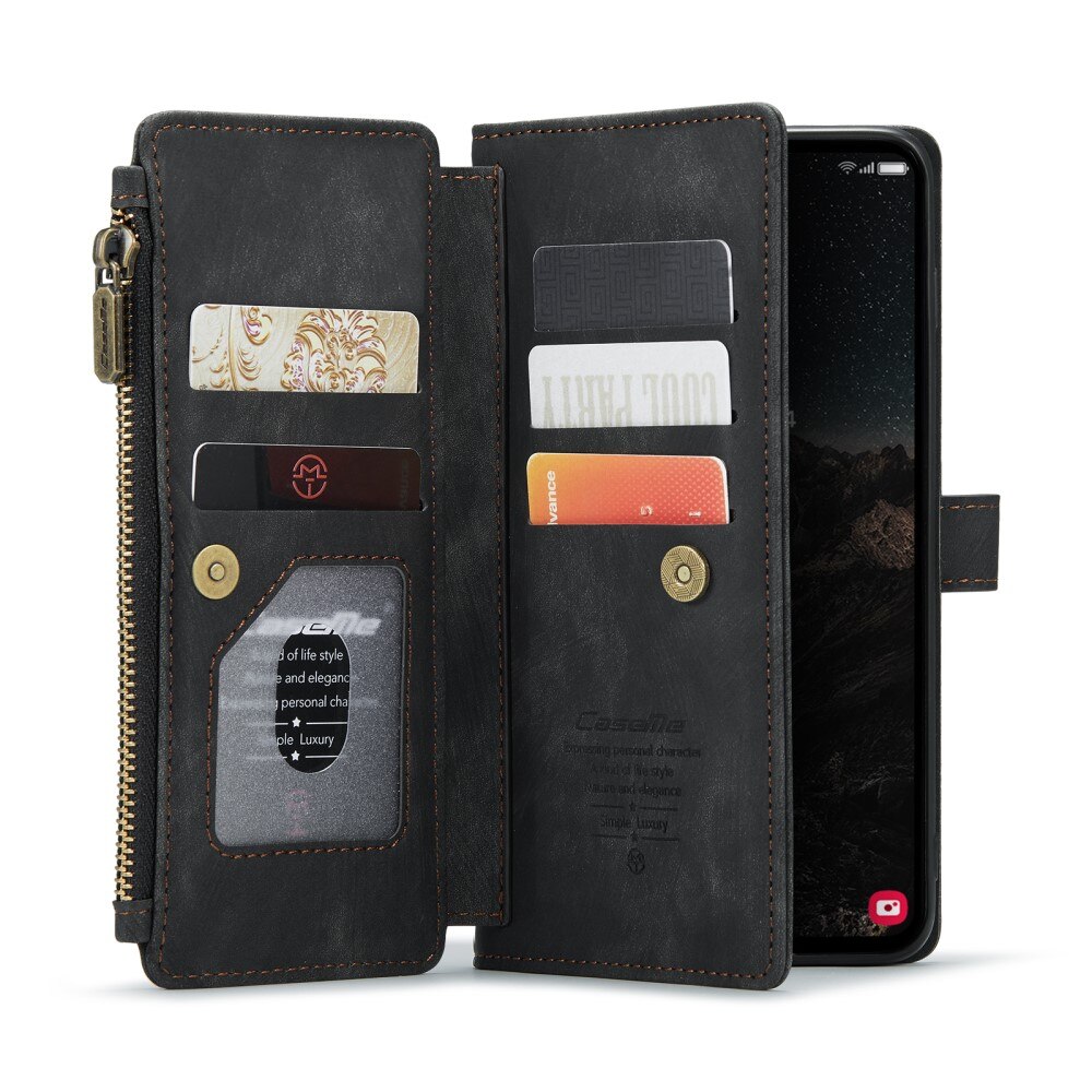 Cartera Zipper Samsung Galaxy S25 Negro