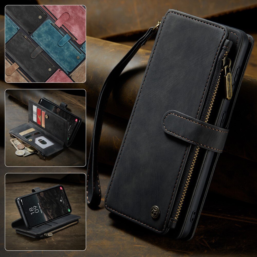 Cartera Zipper Samsung Galaxy S25 Negro