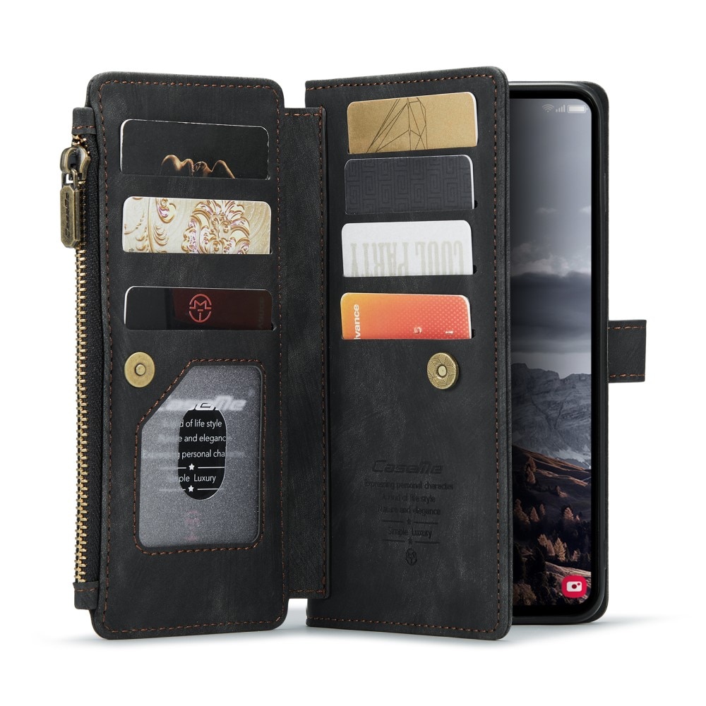 Cartera Zipper Samsung Galaxy S25 Plus Negro