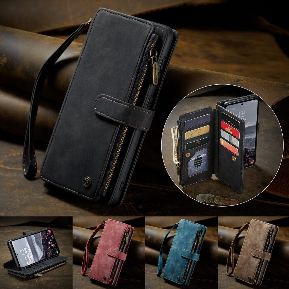 Cartera Zipper Samsung Galaxy S25 Plus Negro